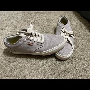 Men’s gray vans size 10